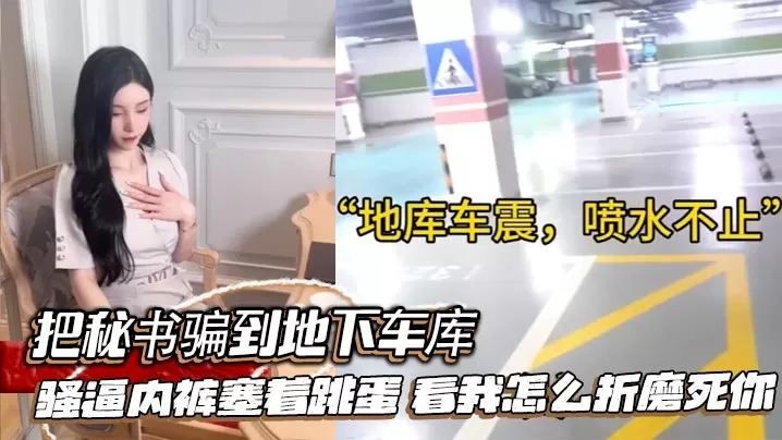 把秘书骗到地下车库,骚逼内裤塞着跳蛋,看我怎么折磨死你
